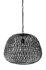 HANGING LAMP KARO WIDE WIRE BLACK 